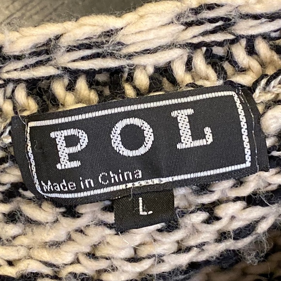 POL Cardigan Long Sleeve Speckled Sweater - Picture 8 of 8